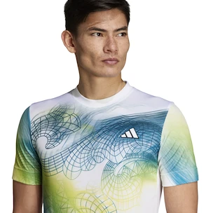 Maglietta da uomo adidas  Printed Tee Pro White M