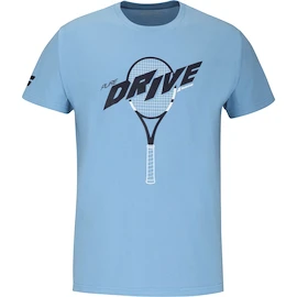 Maglietta da uomo Babolat Drive Cotton Tee Drive Heritage Blue