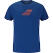 Maglietta da uomo Babolat  Exercise Big Flag Tee Men Dark Blue