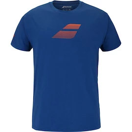 Maglietta da uomo Babolat Exercise Big Flag Tee Men Dark Blue