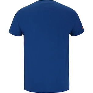 Maglietta da uomo Babolat  Exercise Big Flag Tee Men Dark Blue