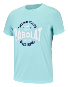 Maglietta da uomo Babolat  Exercise Graphic Tee Men Angel Blue XXL