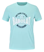 Maglietta da uomo Babolat  Exercise Graphic Tee Men Angel Blue XXL