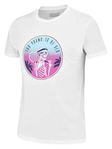 Maglietta da uomo Babolat  Exercise Message Tee Men White