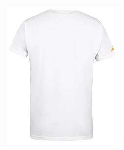 Maglietta da uomo Babolat  Exercise Message Tee Men White/White M