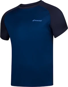 Maglietta da uomo Babolat  Play Club Crew Neck Tee Dark Blue