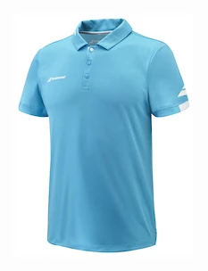 Maglietta da uomo Babolat  Play Polo Men Cyan Blue M