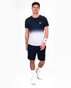 Maglietta da uomo BIDI BADU  Crew Gradiant Tee Dark Blue/White