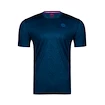 Maglietta da uomo BIDI BADU  Falou Tech Tee Dark Blue, Petrol XL