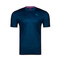 Maglietta da uomo BIDI BADU  Falou Tech Tee Dark Blue, Petrol XL