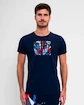 Maglietta da uomo BIDI BADU  New York 2024 Chill Tee Dark Blue/Red