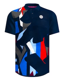 Maglietta da uomo BIDI BADU New York 2024 Polo Dark Blue/Red