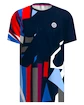 Maglietta da uomo BIDI BADU  New York 2024 Tee Dark Blue/Red