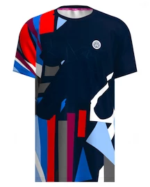 Maglietta da uomo BIDI BADU New York 2024 Tee Dark Blue/Red