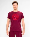 Maglietta da uomo BIDI BADU  Protected Leafs Chill Tee Bordeaux M