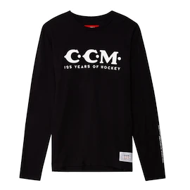 Maglietta da uomo CCM 125 Anniversary LS Tee Black