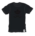 Maglietta da uomo CCM  Blackout Leaf SS Tee Black S