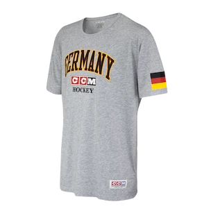 Maglietta da uomo CCM  FLAG TEE TEAM GERMANY Athletic Grey