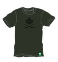 Maglietta da uomo CCM Nostalgia LEAF S/S TEE DARK GREEN