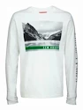 Maglietta da uomo CCM Nostalgia POND L/S TEE White S