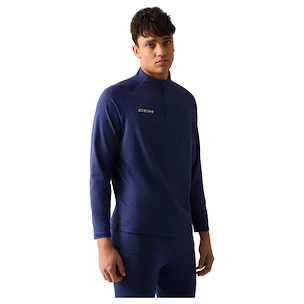 Maglietta da uomo CCM Outdoor Thermal LS Shirt Heather Blue