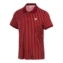 Maglietta da uomo Fila  Polo Stripes Björn Cabernet/White Alyssum L