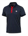 Maglietta da uomo Fila  Polo Stripes Navy/White