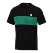 Maglietta da uomo Fila  T-Shirt Bosse Black/Green Jacket