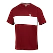 Maglietta da uomo Fila  T-Shirt Bosse Cabernet/White Alyssum