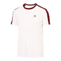 Maglietta da uomo Fila  T-Shirt Stripes Jascha 2 White Alyssum/Cabernet