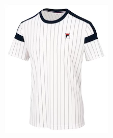 Maglietta da uomo Fila  T-Shirt Stripes Jascha White Alyssum