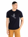 Maglietta da uomo Icebreaker  M Tech Lite II SS Tee Yet Midnight