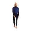 Maglietta da uomo Icebreaker Merino 200 Oasis Sonebula LS High Neck Mid Navy/Royal Navy/Snow/Cb