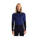 Maglietta da uomo Icebreaker Merino 200 Oasis Sonebula LS High Neck Mid Navy/Royal Navy/Snow/Cb