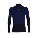 Maglietta da uomo Icebreaker Merino 200 Oasis Sonebula LS High Neck Mid Navy/Royal Navy/Snow/Cb