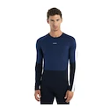 Maglietta da uomo Icebreaker Merino 200 Sonebula LS Crewe Mid Navy/Royal Navy/Snow/Cb