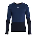 Maglietta da uomo Icebreaker Merino 200 Sonebula LS Crewe Mid Navy/Royal Navy/Snow/Cb