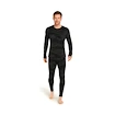 Maglietta da uomo Icebreaker Merino 260 Vertex LS Half Z Snow Guide Black/Galaxy/J