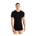 Maglietta da uomo Icebreaker Merino Anatomica SS Crewe Black