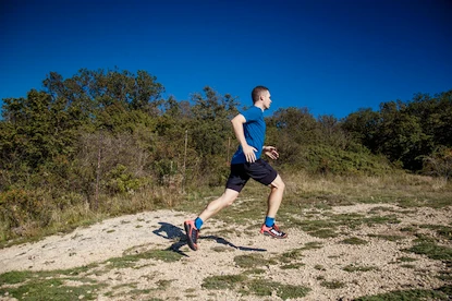 Maglietta da uomo Inov-8  Base Elite SS blue