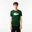 Maglietta da uomo Lacoste  Big Logo Core Performance T-Shirt Green/White XL