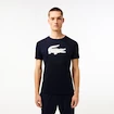 Maglietta da uomo Lacoste  Big Logo Core Performance T-Shirt Navy Blue/White