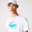 Maglietta da uomo Lacoste  Core Performance Light White/Green