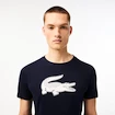 Maglietta da uomo Lacoste  Core Performance Navy/White