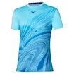 Maglietta da uomo Mizuno  Charge Shadow Graphic Tee Blue Glow  XL