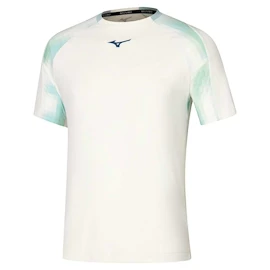 Maglietta da uomo Mizuno Frontier Shadow Tee M White