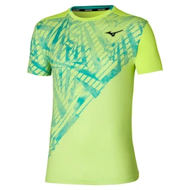 Maglietta da uomo Mizuno Mugen Shadow Graphic Tee Neo Lime