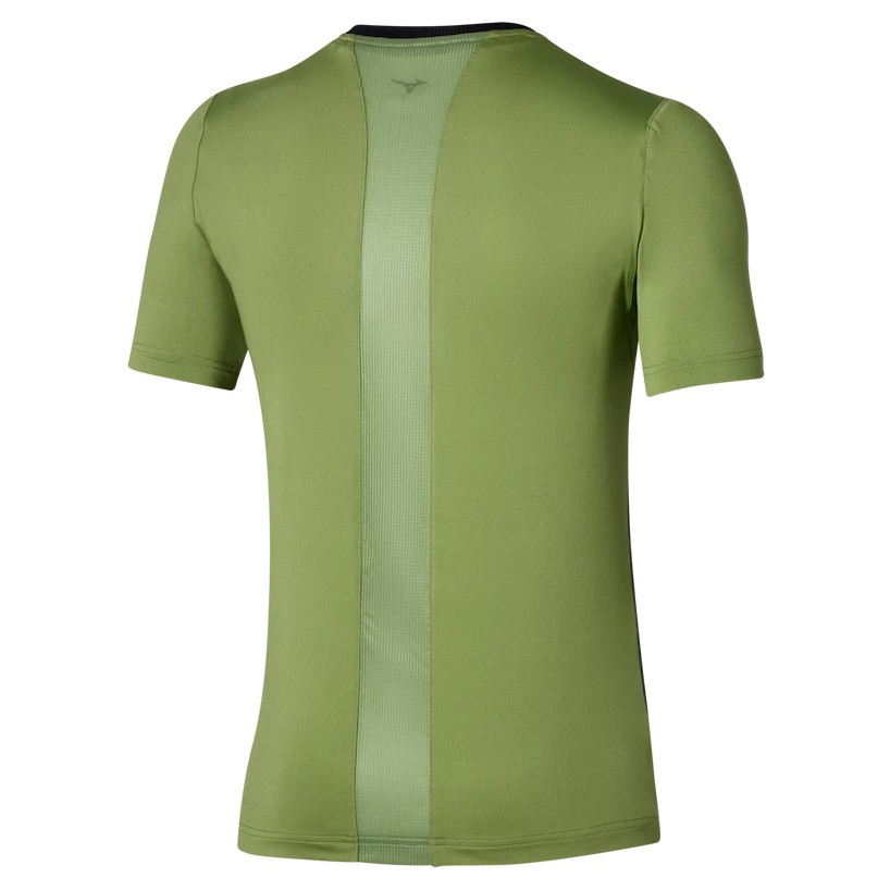 Maglietta da uomo Mizuno Release Shadow Graphic Tee Calliste Green S Sportega