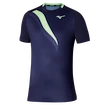 Maglietta da uomo Mizuno  Release Shadow Graphic Tee Evening Blue M