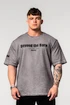 Maglietta da uomo Nebbia  Washed-off Heavyweight Cotton Oversized T-shirt GRIND Light Grey